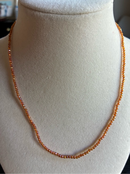 Jewelry - Dainty Amber Beaded Choker